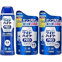 Amazon.co.jp: 【まとめ買い】 衣料用漂白剤 ワイドハイターPRO (旧